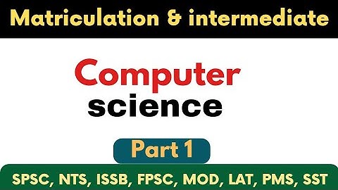 Intermediate & matriculation | Computer science MCQS | part 1 | bps 5-15 | by top MCQs