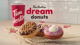 Treat your tastebuds and feed your social feeds with the new  picture-perfect, dessert-inspired Tim Hortons Dream Donuts