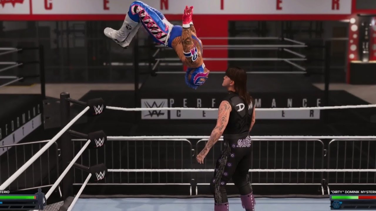 Perform a middle rope attack | Dive Attack Lesson | Performance Center ...