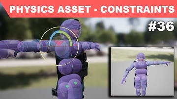 Unreal third Person Shooter #36 - Physics Asset/ Ragdoll - Hand Constraints