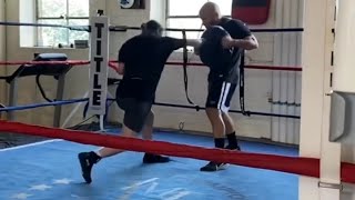 KATIE TAYLOR LOOKING SHARP IN  TRAINING READY FOR HER NEXT FIGHT AT FIGHTCAMP