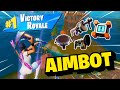 10 CRAZY TRICKSHOTS with the *NEW* AIMBOT RIFLE...