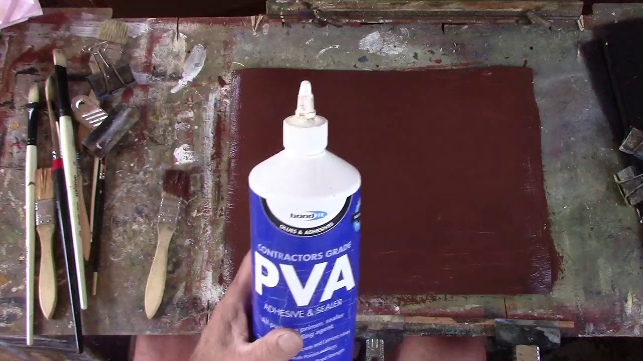 Priming watercolour paper for oil and acrylic painting. YouTube