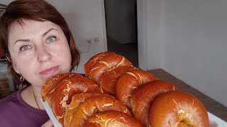 Очень вкусные хрустящие бараночки! Думала из кухни не вылезу сегодня))