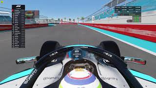 Kimi Antonelli in the W17 Practice Laps at Miami after FIA updates | Assetto Corsa #F12026 #Miamif1