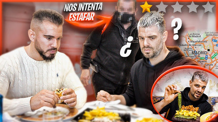 SCAMMED IN THE WORS RESTAURANT OF MADRID according to TRIPADVISOR 🤬