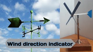 Wind direction indicator with fan |how to make a Wind direction indicator.