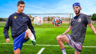 Soccer Challenges vs Cristiano Ronaldo!