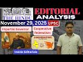 🔥29 Nov 2025 - The HINDU Analysis - Inside Editorials (P-02) II #UPSC #JPSC #current_affairs
