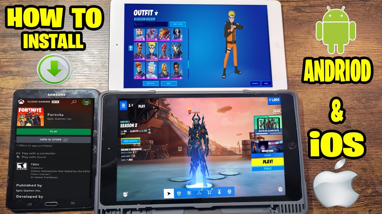 How to DOWNLOAD & PLAY Fortnite Mobile on iPad 2023! (Easy Method) 