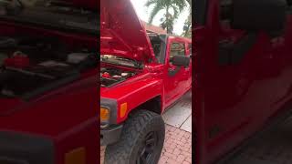 Windshield lightbar install H3