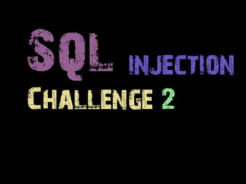 Sql Injection Challenge Solution