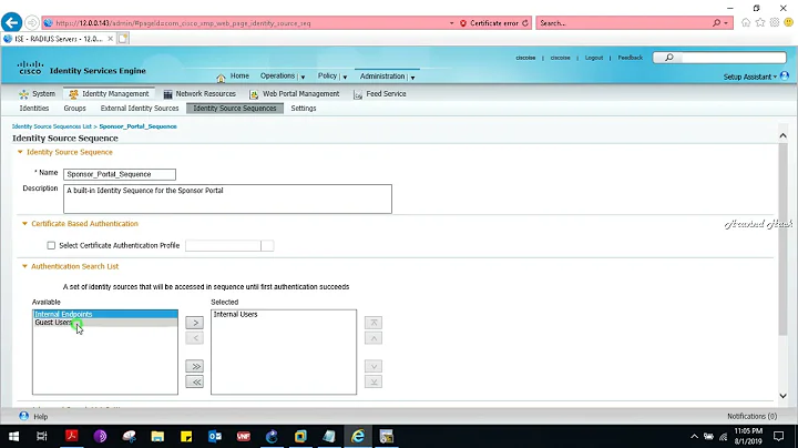 how to configure cisco ise   Managing External Identity Sources Cisco Identity Services