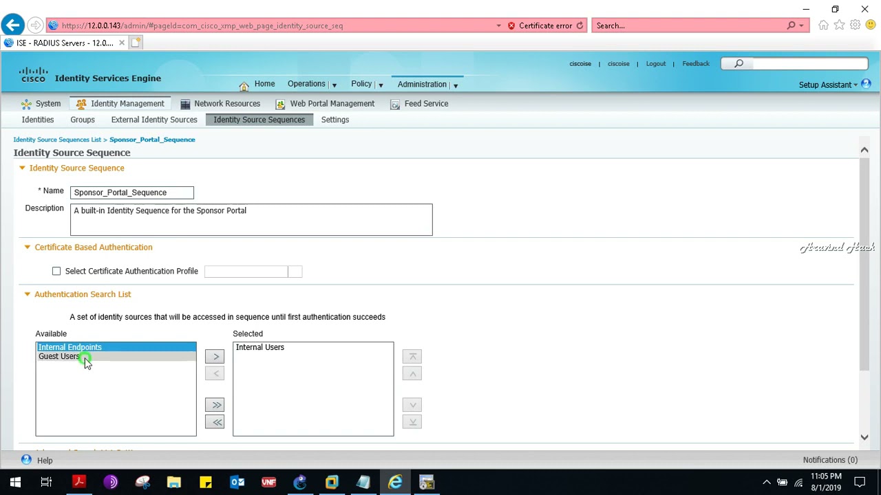 how to configure cisco ise   Managing External Identity Sources Cisco Identity Services