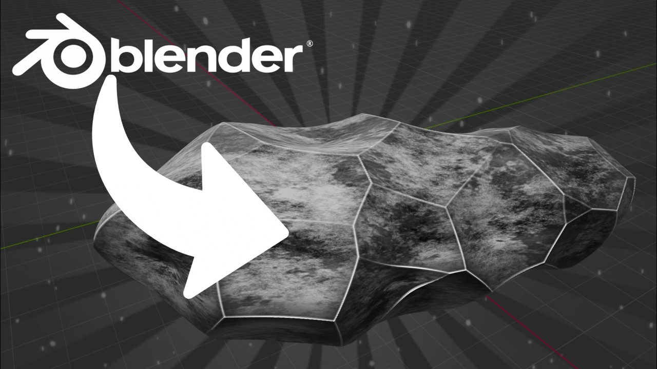 MAKE This STYLIZED ROCK EASILY | Complete Blender 3D Tutorial - YouTube