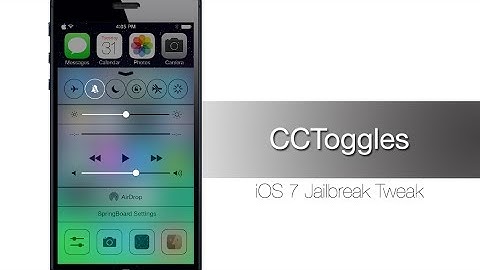CCToggles iOS 7 Jailbreak Tweak: Hands-on - iPhone Hacks