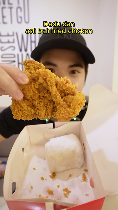Makan spicy fried chicken 5 kali suap