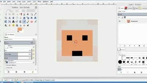 My Minecraft Skin | Gimp Speed Tutorial