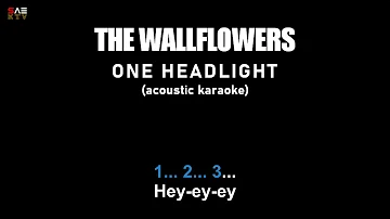 Karaoke The Wallflowers - One Headlight (acoustic)