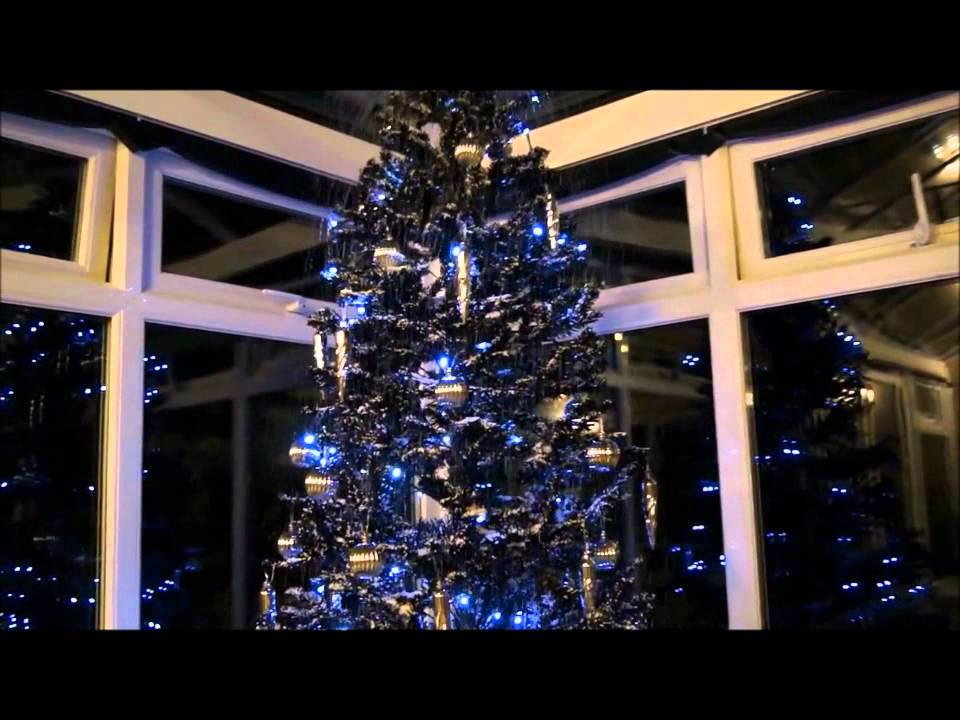 Snowing Christmas Tree UK YouTube