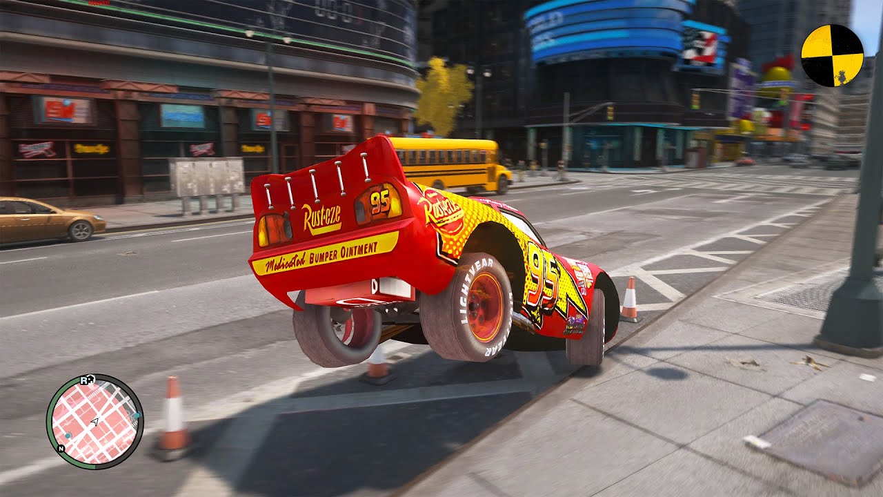 GTA 4 Crazy Lightning McQueen Ep.6