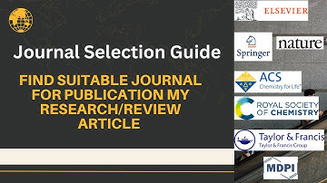 Find best  journals for research papers with AI? Journal suggester . Find journal for your articles.
