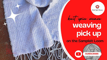 Weaving on the Sampleit Loom. #weaving #sampleitloom