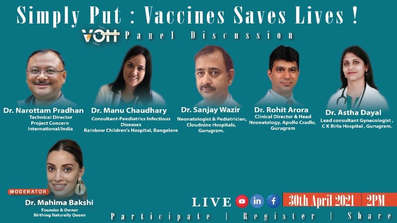 Panel Discussion on World immunization Week 2021 | LIVE on 30th April ...