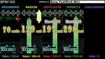DDR / Bang Pad(Werk Mix) - SINGLE (DanceDanceRevolution A20 PLUS)