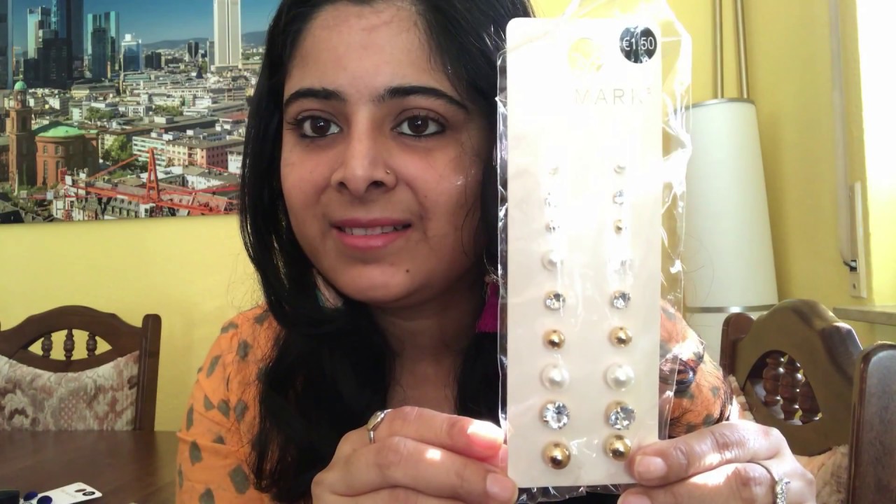 MY DIWALI SHOPPING IN GERMANY 2018/My Diwali earring shopping|Festival shopping/Indian in Germany off white