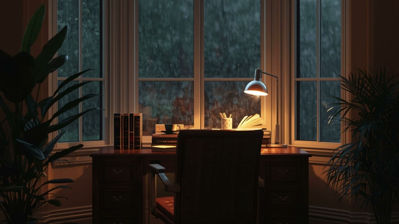 Late Night Coding in the Rain • Deep Focus • Cozy Study Ambience
