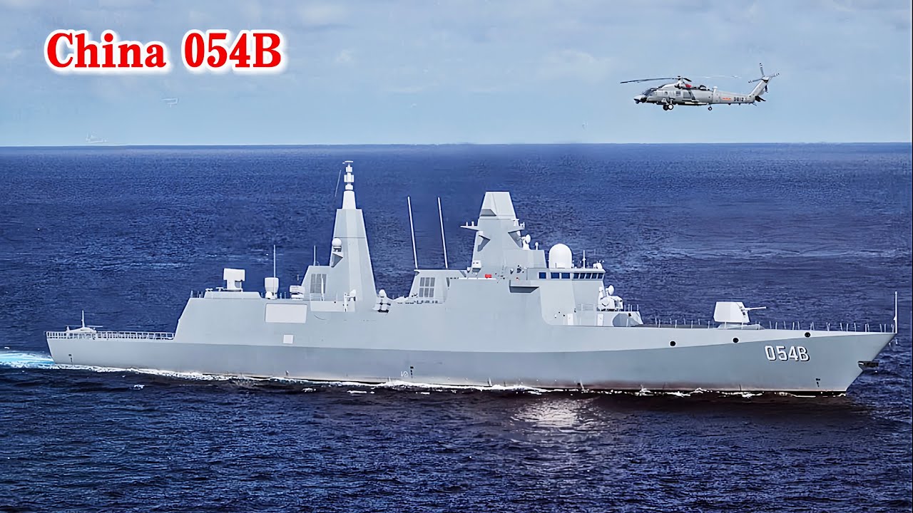 中国最强护卫舰054B下水！