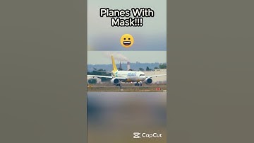Planes Without A Mask Vs With A Mask #aviationlovers #airplane #aviation #planes #airlines  #b787