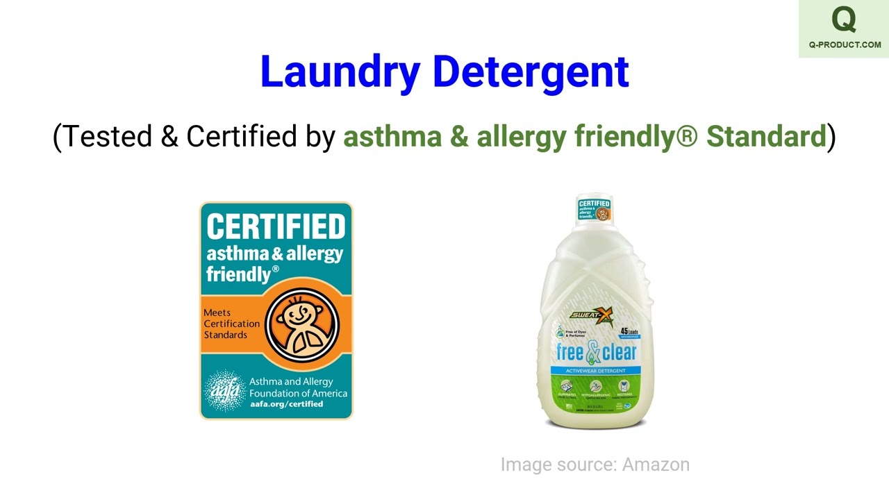 [ Best & Safe ] Laundry Detergent (Tested & Certified by asthma & allergy friendly Certification)