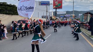 Desfile Navideño - Banda Musical Colegio De La Salle 2022 Huehuetenango Guatemala