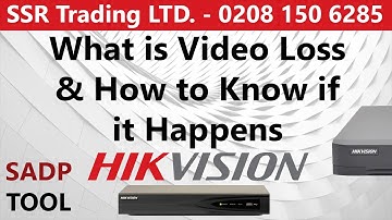 Hikvision Video Loss Event DVR NVR Notification Warning if Camera Lost Picture or Been Disconnected