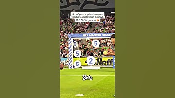 IShowSpeed surprised everyone with his football skills at the 2025 MLS All Star game 👀🔥 #ishowspee