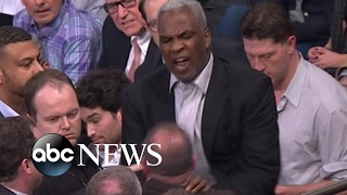 Charles Oakley Fight With Knicks Security Caught On Camera