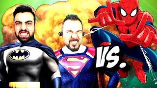 Batman Ümidi ve Superman Sesegel ! Spiderman ve Ekibine karşı !