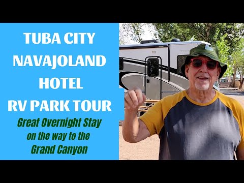 Tuba City NavajoLand Hotel RV Park Tour, On the way to the Grand Canyon, Tuba City, Arizona