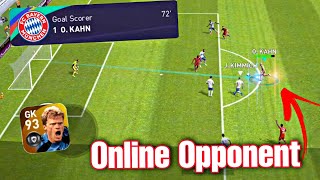 Oliver Kahn turned to Prime Messi Vs Online Opponent ?? • Pes Mobile