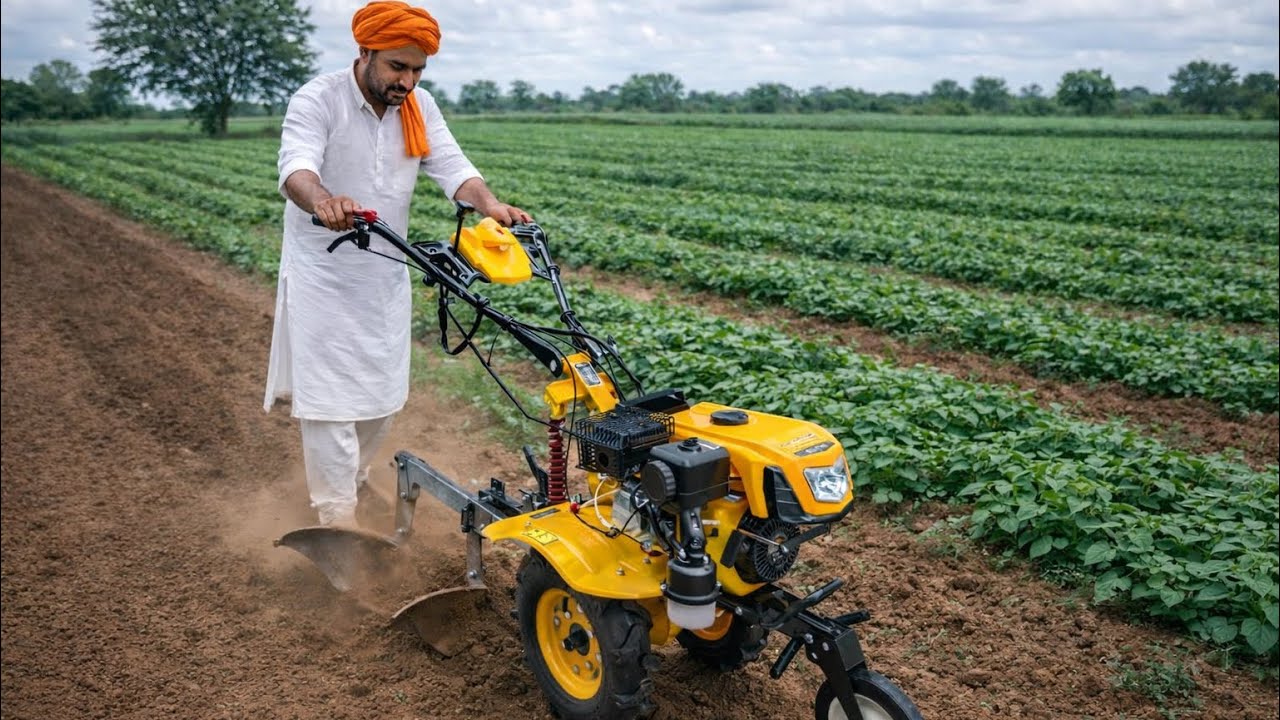 😱 सिर्फ ₹2000 में 8 HP का सबसे पावरफुल Power Tiller | FarmAsia Power Weeder | Full Review
