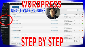 ✅  How To Deactivate Plugins On WordPress 🔴