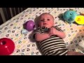 Michael in his crib 4 mo old
