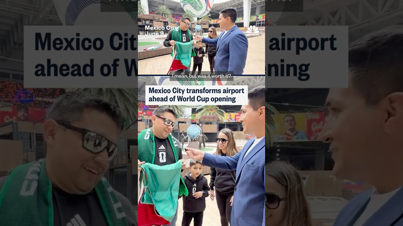 Mexico City transforms airport ahead of Wold Cup opening