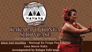 Mamana Academy: '24 Kakala 'O Tonga Showcase  Solo Tau'olunga