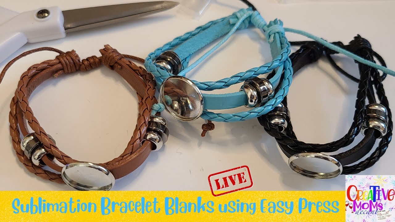 Charm Bracelets with sublimation blank charms – The Blank Stockpile