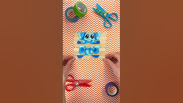 Try to Solve Amazing Paper Craft Puzzle with Funny Bubbaphant by Smiling Critters #smilingcritters