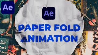 Paper Wrinkle Reveal in After Effects -  After Effects Tutorial | No Plugins Required