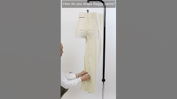 Draping Baggy Pants #shorts #trouserdesign #draping